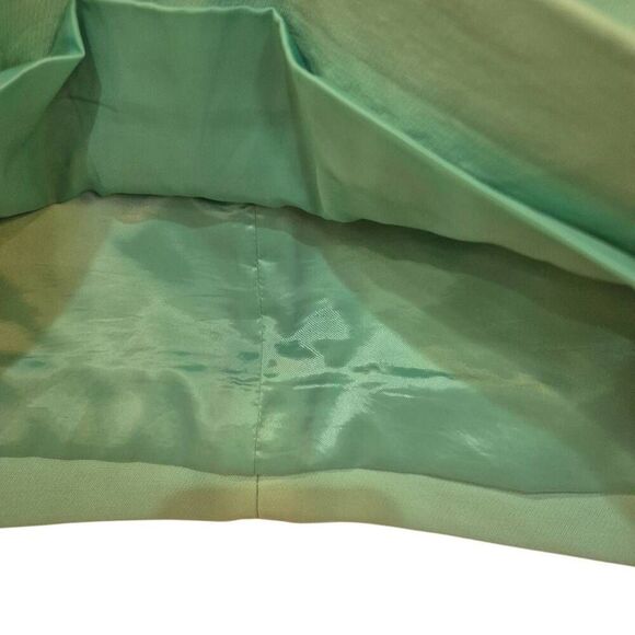 J. Crew Women's Mint Green Cotton/Spandex Lined Mini Skirt - Picture 9 of 11